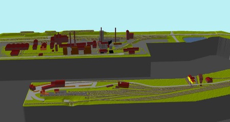 MEC Stadthagen: Stadthagen-West im Modell: 3D-Simulation