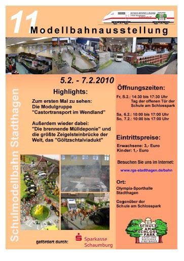 MEC Stadthagen: Plakat der ersten Ausstellung
