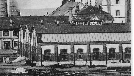MEC Stadthagen: Die mechanischen Werkstätten um 1910. Quelle: Stadtarchiv