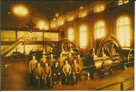 MEC Stadthagen: Georgschacht: Elektrozentrale 1905. Quelle Stadtarchiv