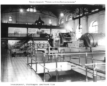 MEC Stadthagen: Georgschacht: Elektrozentrale 1954. Quelle Berg- und Stadtmuseum Obernkirchen